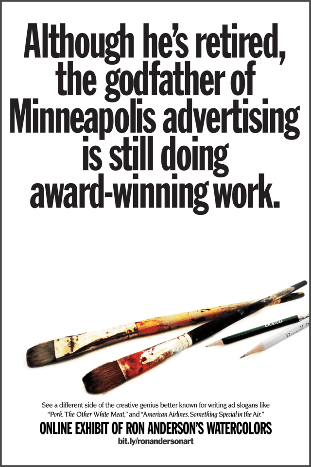 Creative Credits: Susan Morris, CW; Michael John, AD.