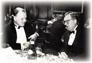 Ron Anderson and Tom McElligott at The Players Club on Gramercy Park in NY. (Photo by Reuven Kopitchinski)