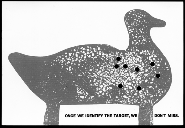 Ron Anderson used a hand held paper punch to make this postcard more engaging, 