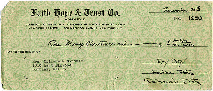 Roy Doty Christmas Card